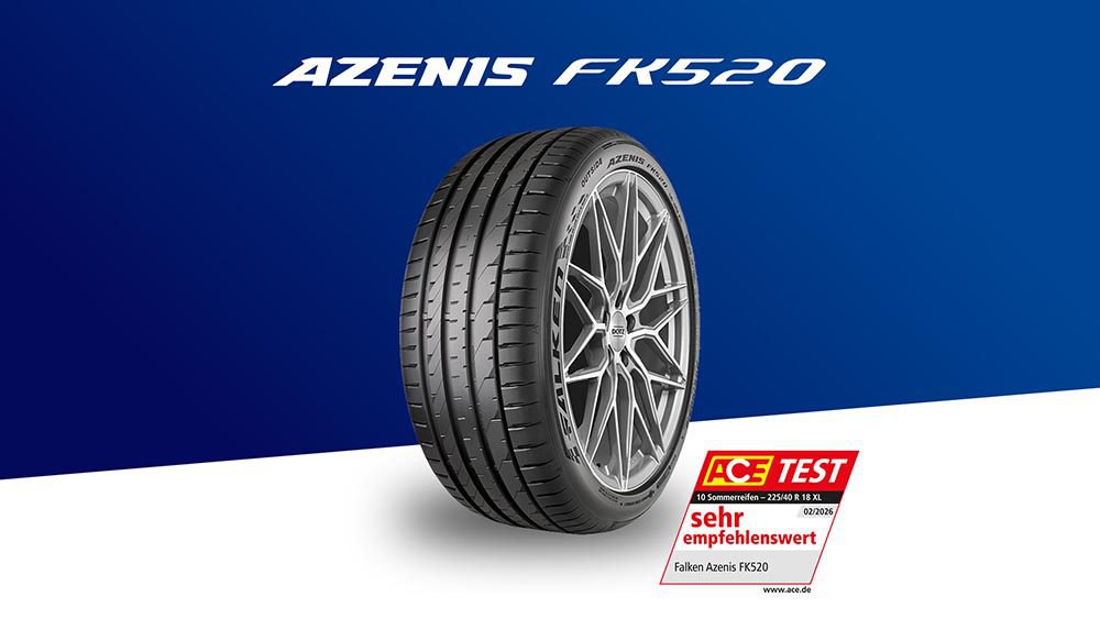 Falken AZENIS FK520 получила высокую оценку