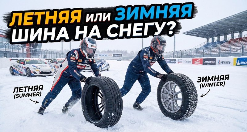 РАЗНИЦА В 3 РАЗА! Какая резина реально цепче на снегу?