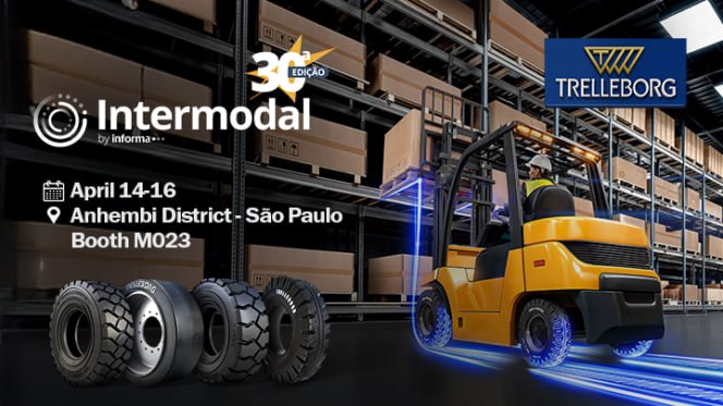 Компания Trelleborg Tires представит шины XP1000 для погрузочно-разгрузочных работ