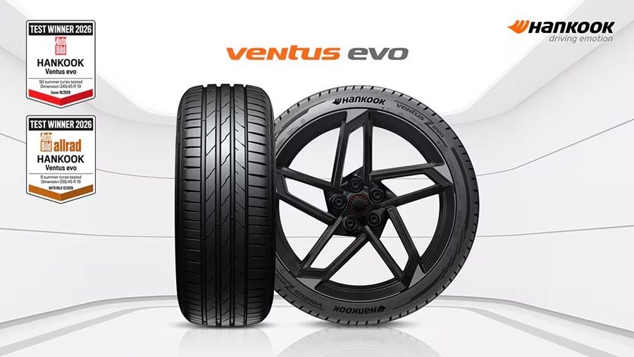 Auto Bild признал Hankook лучшим производителем летних шин